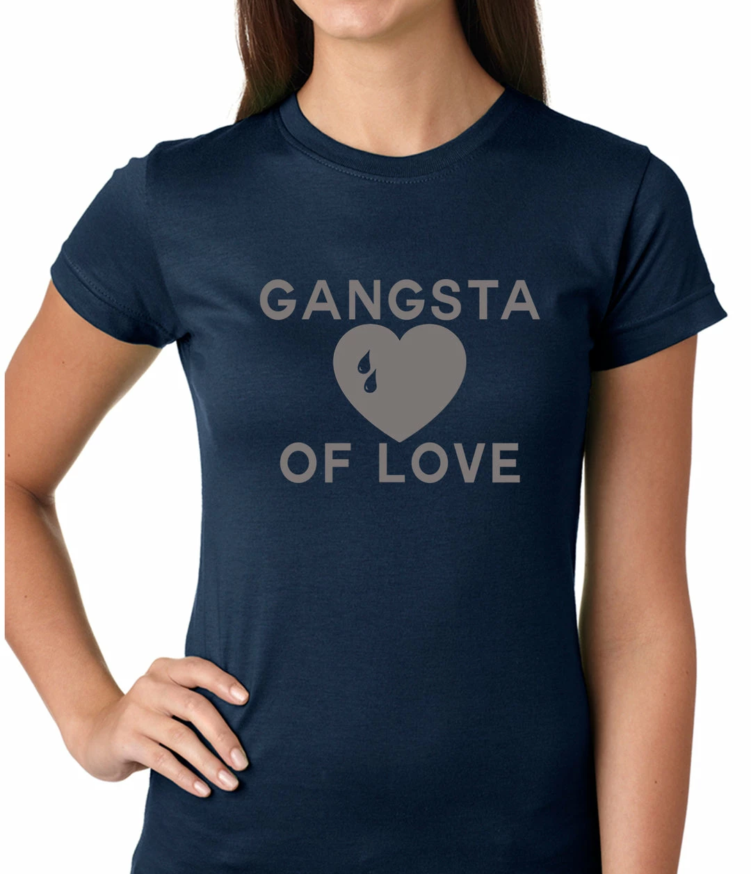 Bewild Gangsta Of Love Heart Teardrop Girls T-shirt Cool Funny & Offensive 8 Bewild Gangsta Of Love Heart Teardrop Girls T-shirt Cool Funny & Offensive