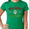 Bewild Gangsta Wrap Funny Christmas Ladies T-shirt Holiday Prints