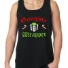 Bewild Gangsta Wrap Funny Christmas Tank Top