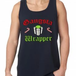 Bewild Gangsta Wrap Funny Christmas Tank Top