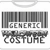 Bewild Halloween Prints Generic Halloween Costume T-Shirt (White)
