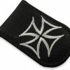 Bewild Genuine Leather Magnetic Money Clip (Iron Cross)