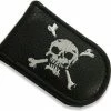 Bewild Genuine Leather Magnetic Money Clip (Skull & Crossbones)