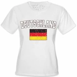 Bewild Nationality & Ethnic Germany "Deutschland" Vintage Flag International Girls T-Shirt 13 Bewild Nationality & Ethnic Germany