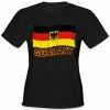 Bewild Germany Vintage Flag Girl's T-Shirt Nationality & Ethnic 1 Bewild Germany Vintage Flag Girl's T-Shirt Nationality & Ethnic