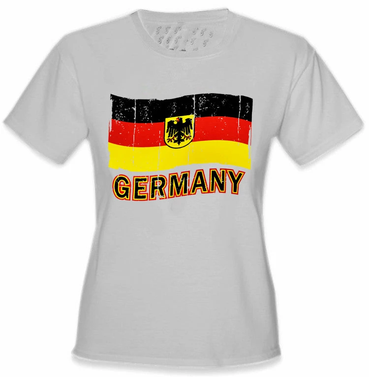 Bewild Germany Vintage Flag Girl's T-Shirt Nationality & Ethnic 8 Bewild Germany Vintage Flag Girl's T-Shirt Nationality & Ethnic