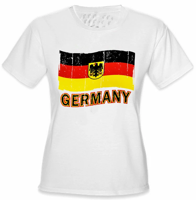 Bewild Germany Vintage Flag Girl's T-Shirt Nationality & Ethnic 9 Bewild Germany Vintage Flag Girl's T-Shirt Nationality & Ethnic