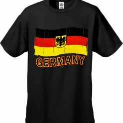 Bewild Nationality & Ethnic Germany Vintage Flag Men's T-Shirt