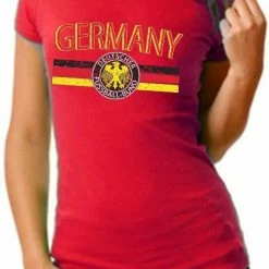 Bewild Germany Vintage Shield International Girls T-Shirt Nationality & Ethnic