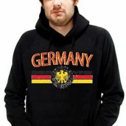 Bewild Nationality & Ethnic Germany Vintage Shield International Hoodie