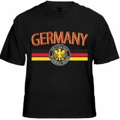 Bewild Nationality & Ethnic Germany Vintage Shield International Mens T-Shirt