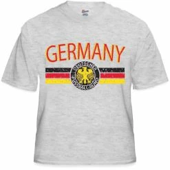 Bewild Nationality & Ethnic Germany Vintage Shield International Mens T-Shirt