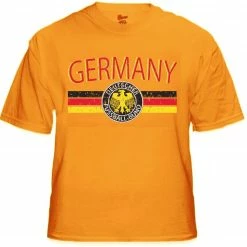 Bewild Nationality & Ethnic Germany Vintage Shield International Mens T-Shirt