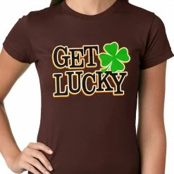 Bewild Get Lucky Irish Shamrock Girls T-shirt 15 Bewild Get Lucky Irish Shamrock Girls T-shirt