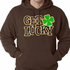 Bewild St.Patricks Day Get Lucky Irish Shamrock Hoodie