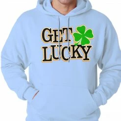 Bewild St.Patricks Day Get Lucky Irish Shamrock Hoodie