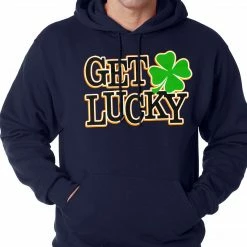 Bewild St.Patricks Day Get Lucky Irish Shamrock Hoodie