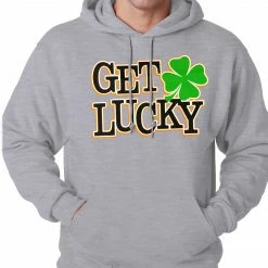 Bewild St.Patricks Day Get Lucky Irish Shamrock Hoodie