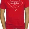 Bewild Get To Second Base T-Shirt Cool Funny & Offensive