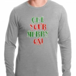 Bewild Get Your Merry On Christmas Thermal Shirt Holiday Prints 8 Bewild Get Your Merry On Christmas Thermal Shirt Holiday Prints
