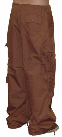 Bewild Ghast Cargo Drawstring Pants (Brown)