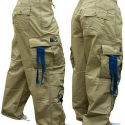 Bewild Ghast Cargo Drawstring Pants (Khaki / Blue) 11 Bewild Ghast Cargo Drawstring Pants (Khaki / Blue)