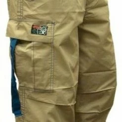 Bewild Ghast Cargo Drawstring Pants (Khaki / Blue)