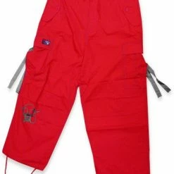 Bewild Ghast Apparel Ghast Cargo Drawstring Pants (Red / Grey)