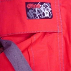 Bewild Ghast Apparel Ghast Cargo Drawstring Pants (Red / Grey)