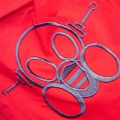 Bewild Ghast Apparel Ghast Cargo Drawstring Pants (Red / Grey)