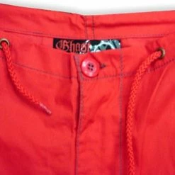 Bewild Ghast Apparel Ghast Cargo Drawstring Pants (Red / Grey)