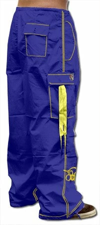 Bewild Ghast Cargo Drawstring Pants (Royal / Yellow) 6 Bewild Ghast Cargo Drawstring Pants (Royal / Yellow)