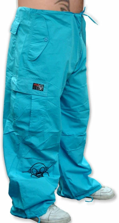 Bewild Ghast Cargo Drawstring Pants (Turquoise) 4 Bewild Ghast Cargo Drawstring Pants (Turquoise)