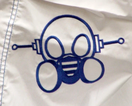 Bewild Ghast Cargo Drawstring Pants (White/Blue) 5 Bewild Ghast Cargo Drawstring Pants (White/Blue)