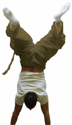 Bewild Ghast Cargo Drawstring Raver Pants (Khaki) 4 Bewild Ghast Cargo Drawstring Raver Pants (Khaki)