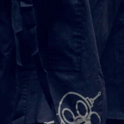 Bewild Ghast Cargo Drawstring Raver Pants (Navy)