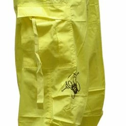 Bewild Ghast Cargo Drawstring Raver Pants (Yellow)