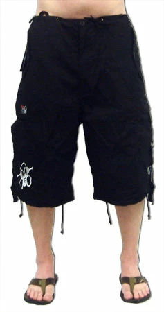 Bewild Ghast Cargo Shorts (Black)