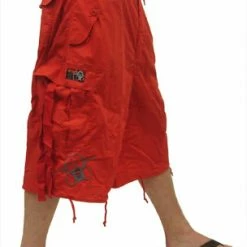 Bewild Ghast Cargo Shorts (Red)