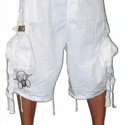 Bewild Ghast Cargo Shorts (White)
