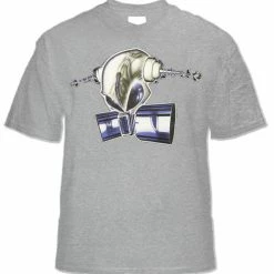 Bewild Ghast Electric Mask T-Shirt (Grey)