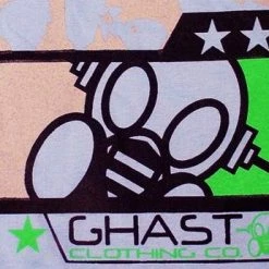 Bewild Ghast Apparel Ghast Four Star Death Mask Hoodie (Baby Blue)