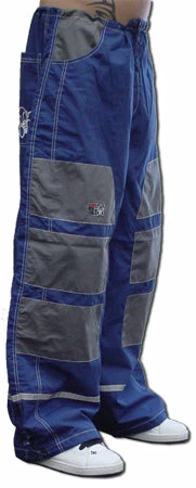 Bewild Ghast Hi-Tech Contrast Pants (Blue/Grey)