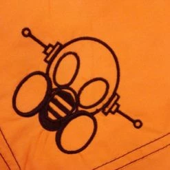 Bewild Ghast Hi-Tech Contrast Pants (Orange / Grey)