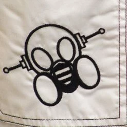 Bewild Ghast Hi-Tech Contrast Pants (White/Grey)