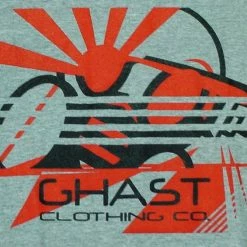 Bewild Ghast Rising Sun Mask Men's T-Shirt (Grey) Ghast Apparel