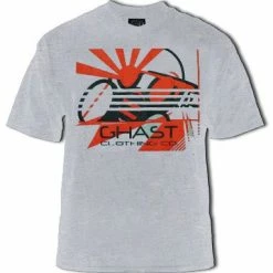 Bewild Ghast Rising Sun Mask Men's T-Shirt (Grey) Ghast Apparel