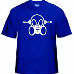 Bewild Ghast Striped Mask T-Shirt (Blue)