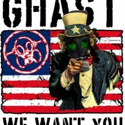 Bewild Ghast Uncle Ghast Wants You T-Shirt (White) Ghast Apparel