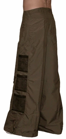 Bewild Ghast Wide Bottom Raver Pants (Brown) 4 Bewild Ghast Wide Bottom Raver Pants (Brown)